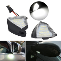 For VW GOLF 5 GTI V MK5 Jetta Passat B5.5 B6 Sharan Superb EOS LED Side Rearview Mirror Floor Ground Lamp Puddle Welcome Light