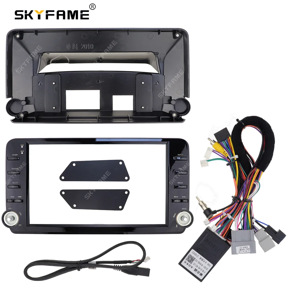 SKYFAME Car Frame Fascia Adapter Android Radio Dash Fitting Panel Kit For Honda Accord 10 Inspire