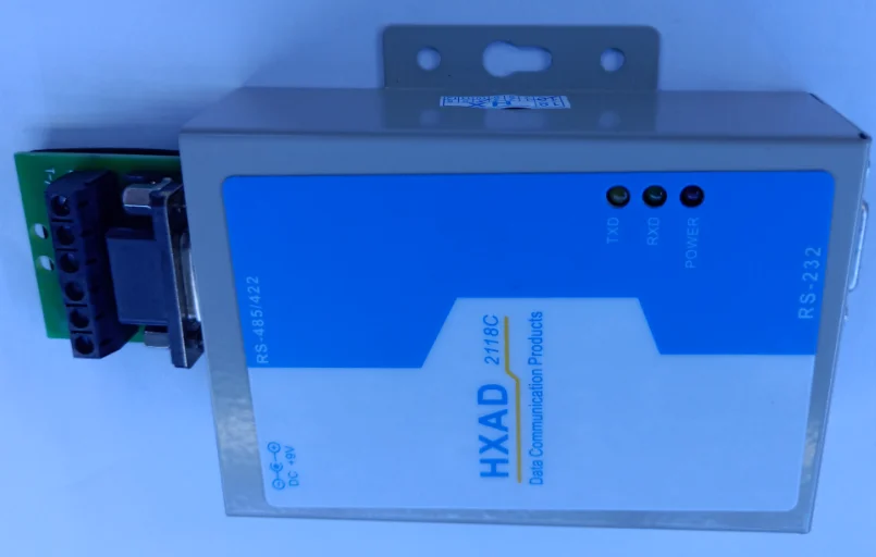 Hxad Hxsp-2118c RS232 إلى RS485 / RS422 الصناعية البرق حماية العزل الكهروضوئية 5 كجم