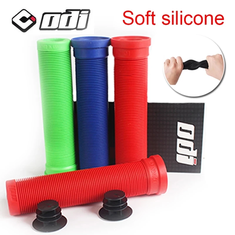 ODI bicycle Handlebar grip MTB Silicone Anti-skid bike bar Grip Cover 130MM For Road Mountain Folding Blance bike grips