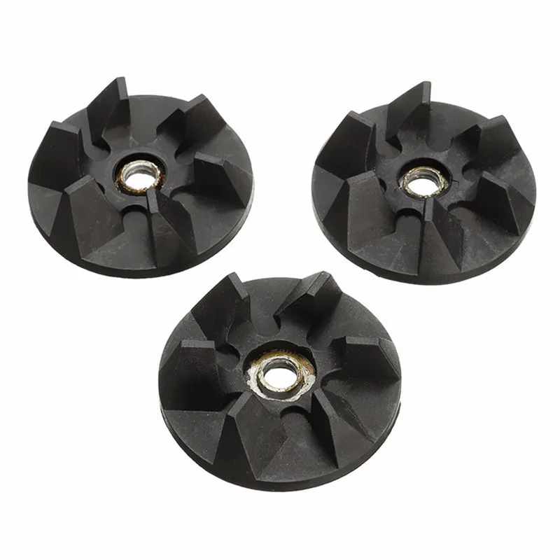 3PCS 38mm Black Replacement Part Rubber Gear Clutch Reverse Threaded Blenders Drive Easy To Install