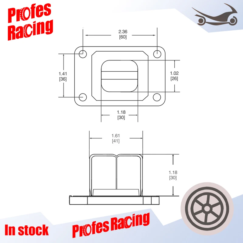 V-Force 3 V351 For Reed Valve System For XC65 SX65 65SX SX50 All V351B AM6 V Force V351B-S Reed Block