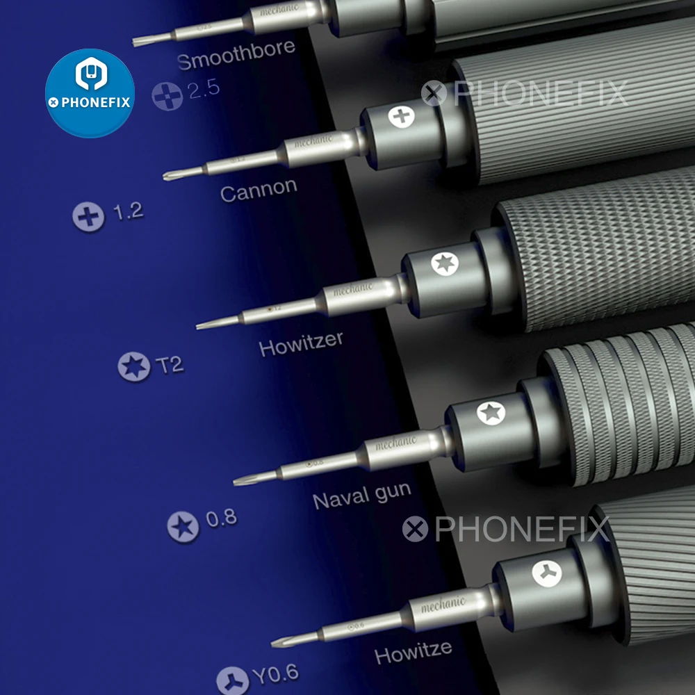 Mechanic IShell Präzisions-Schraubendreher-Set Phillip Torx T2 Y0.6 Konvex-Kreuz für iPhone-Reparatur, Uhren- und Kamera-Demontage, Öffnungswerkzeug – Detail 8