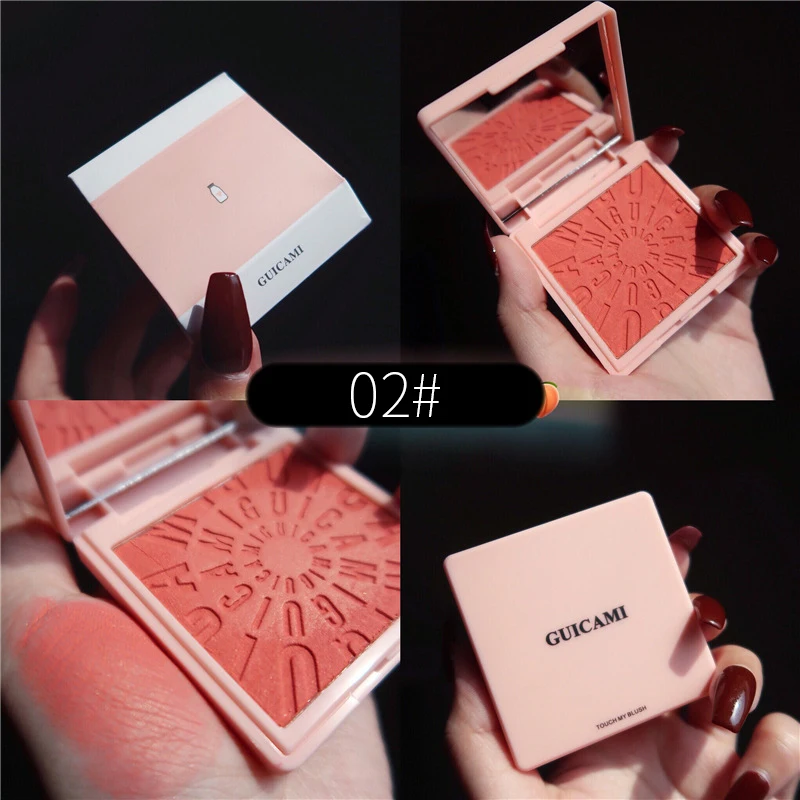 Pfirsich Erröten Palette Pearly Gesicht Imagic Focallure Novo Machen Up Schönheit Glasierte Fräulein Rose Maquillaje Coreano Make-Up Colorete Rouge