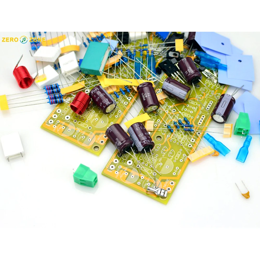 Одна пара SYM5-3 100 Вт комплекты для самостоятельной сборки с высоким коэффициентом наклона, двухканальный класс AB, усилитель мощности после сцены, Плата усилителя звука