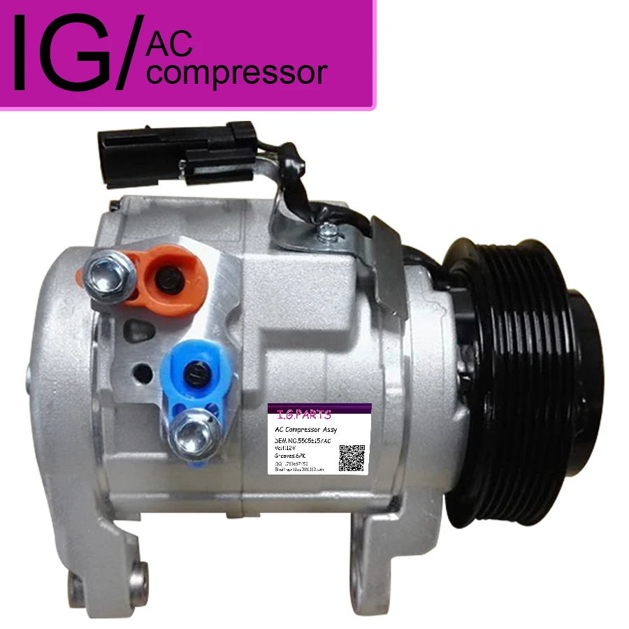 

10S20E AC COMPRESSOR FOR DODGE DURANGO 5.7I V8 CHRYSLER ASPEN 5.7I V8 2005-2008 55056157AC 447220-4934 55056157AC 140288