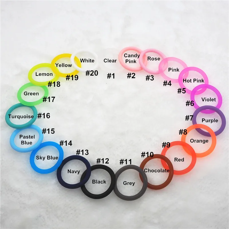 Chenkai 500pcs silicone O rings DIY baby pacifier dummy mam NUK adapter holder O rings Inner Diameter 21.5mm BPA Free