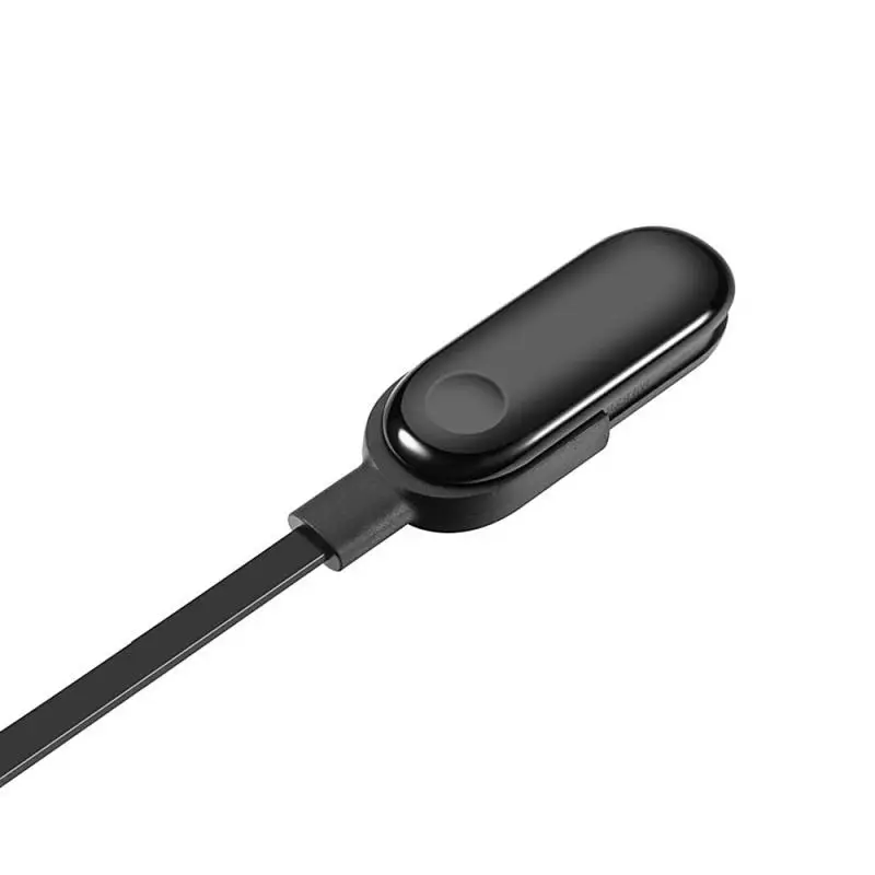 1 pçs relógio inteligente substituição carregador com fio banda inteligente pulseira inteligente adaptador de carregamento usb para xiaomi mi banda 3 todo preto