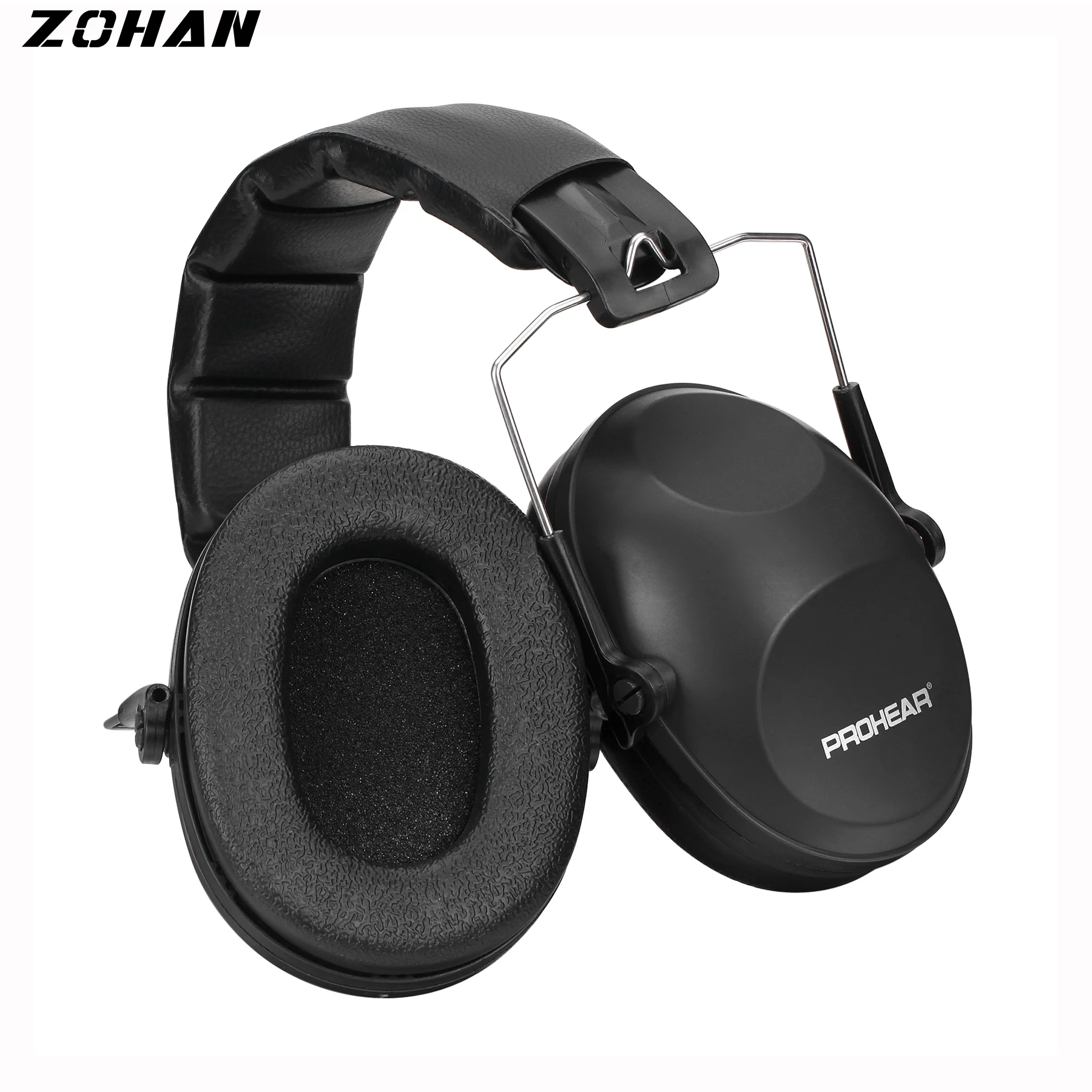 ZOHAN Safety Earmuffs for Shooting Slim Passive Ear Protection Anti-noise Hearing Protectors Compact Foldable Ear Defenders