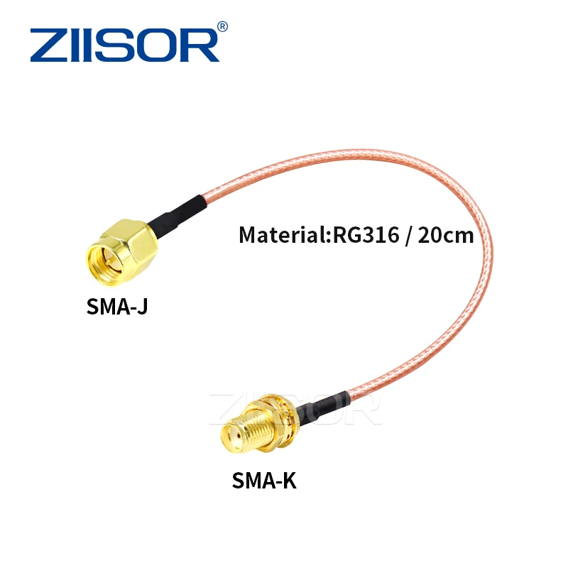 Antenna Adapter Extended Cable SMA Male to RP SMA Extensible Feeder RG316 Extension Pigtail