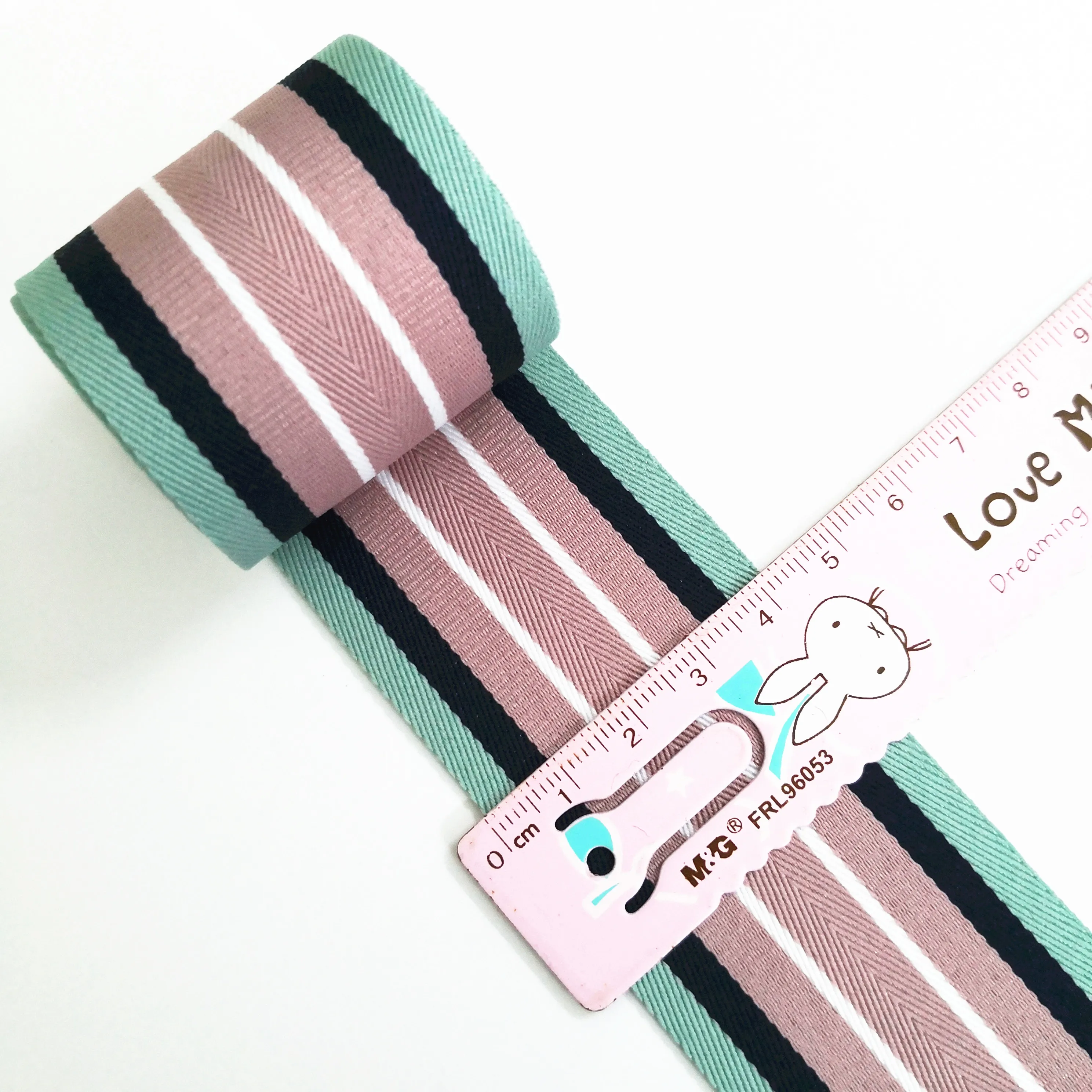 4CM striped ribbon decorative edging cloth strip wide T-shirt Hat diy Shoes belt Sewing Clothing Handmade accessories bias tape