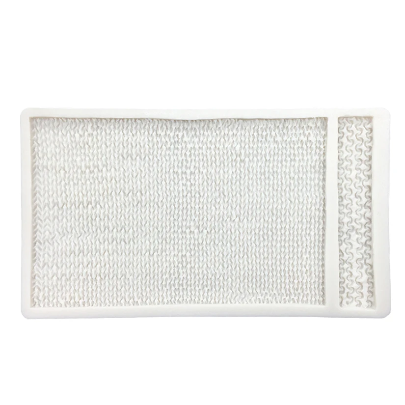 knitting Sweater Silicone Mold Cake Border Fondant Cake Decorating Tools Baking Cookie Chocolate Candy Mold