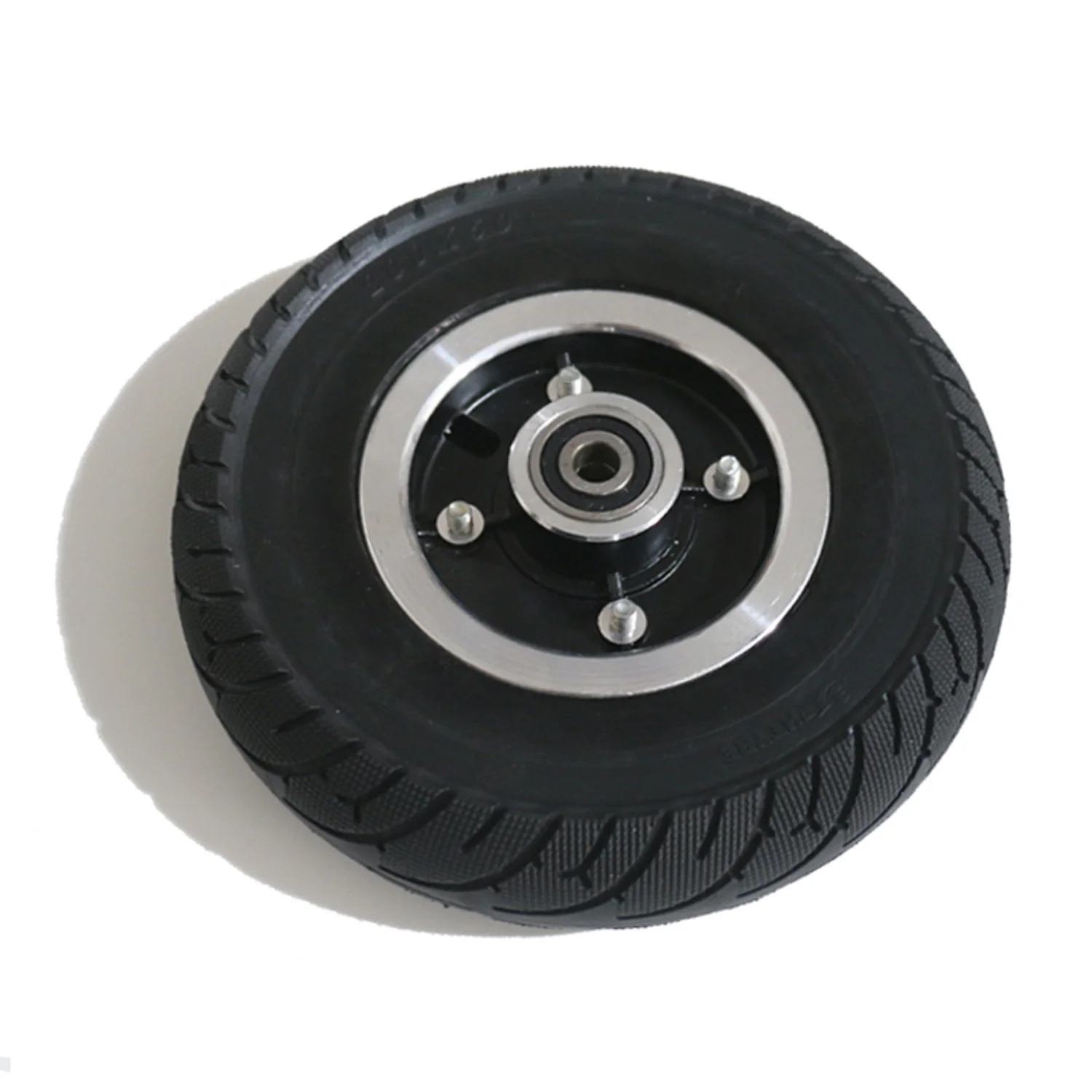 

8 Inch 200*50 Front Wheel Hub+ 200*50 Solid Tire Explosion-proof Suitable for General Parts and Accessories of Electric Scooters