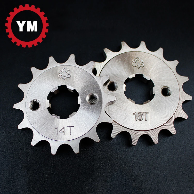 1szt Stal stopowa niklu 428 15T 16T 17T Zębatka do YBR125/150 YX125 SRZ150 JYM150 Dirt Pit Bike ATV Quad Go Kart Scooter