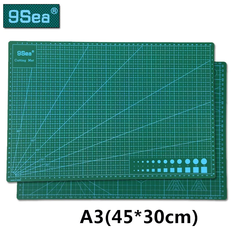 45cm * 60cm A2/A3 Pvc Rectangle Grid Lines Self Healing Cutting Mat Tool Fabric Leather Paper Craft DIY tools