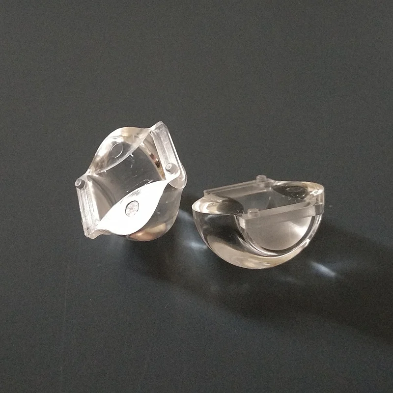 #BCR-24.98 High quality Led Optical Lens, Window lamp lens, Size 24.98X22.27X13.65mm, Degree 5X120, Clean surface, PMMA