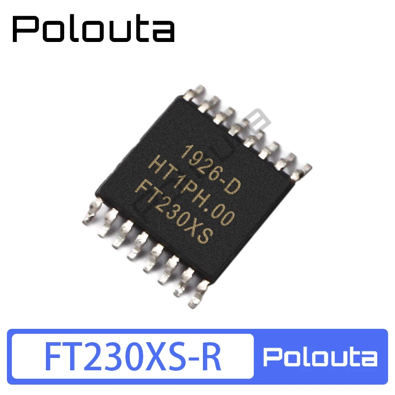 Polouta FT230XS FT230XS-R FT230 TSSOP16 Interface Controller Chip DIY Acoustic Components Kits Arduino Nano Integrated Circuit