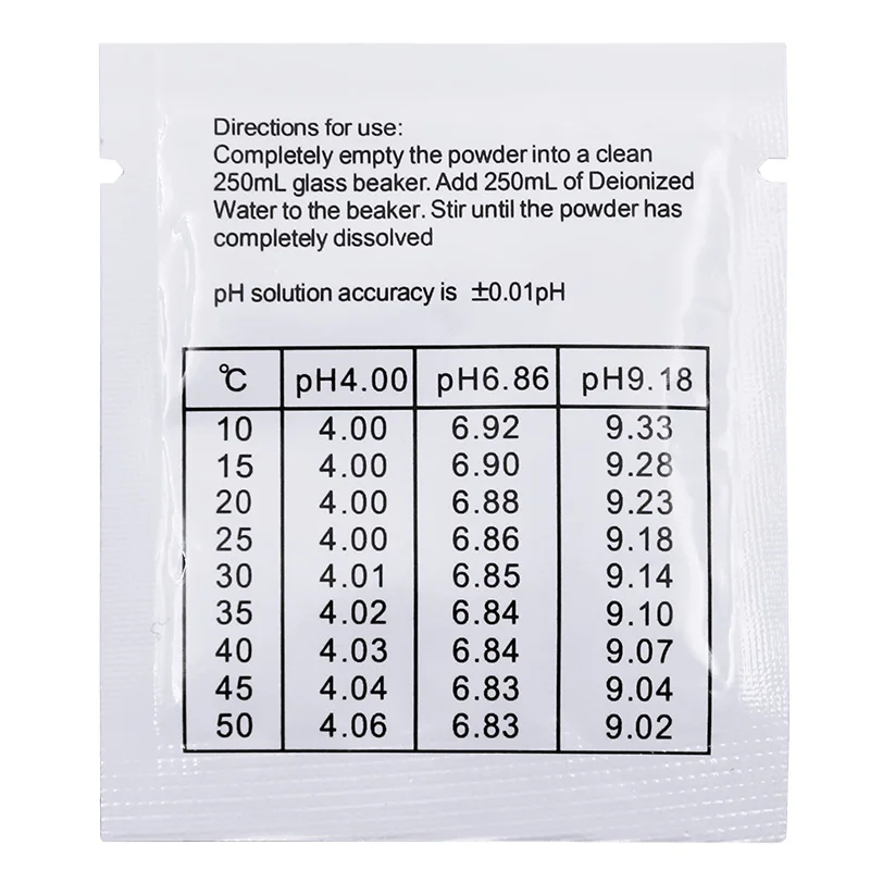 3pcs 6pcs PH Meter Pen of Tester Accuracy PH Correction Powder PH4.01 PH6.86 PH9.18 Buffer Powder