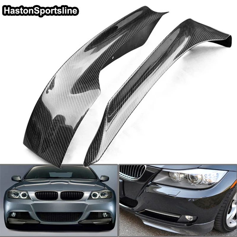 

E90 Standard Bumper Carbon Fiber Car Front Splitter Bumper Apron Cover Trim for BMW E90 2009-2012