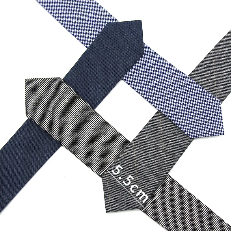 2021 men's wool Tie Suit lattice solid color pattern sea blue bar gray men's wedding tie 8cm tie men's business silk tie qy-5191