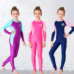 Front Zipper Muslim Swimwear Islamic Swimming Suit For Girls Burkinis Kids Long Sleeve Swimsuit Moslim Badmode Sportswear