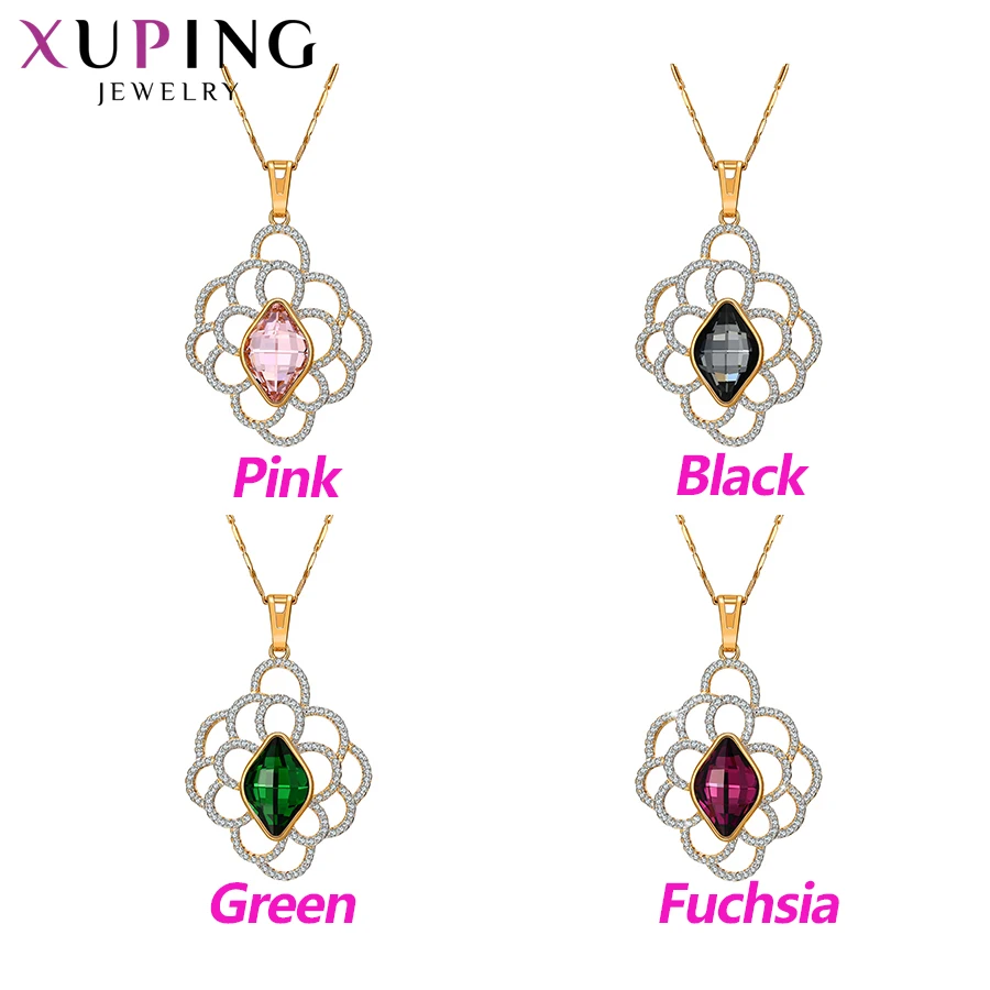 Xuping Jewelry Fashion Crystals Necklaces for Woman  Anniversary Wedding Party Gifts 40264