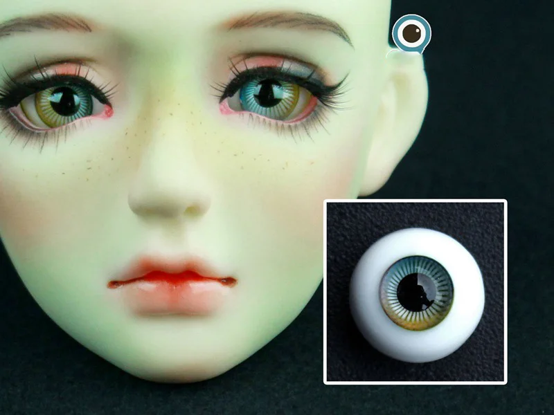 1/12 1/8 1/6 1/4 1/3 Doll Make Up Accessories Full Size 8mm-26mm BJD Dreamy Gradient Glass Eyeball For SD YOSD MSD SD13 C0999