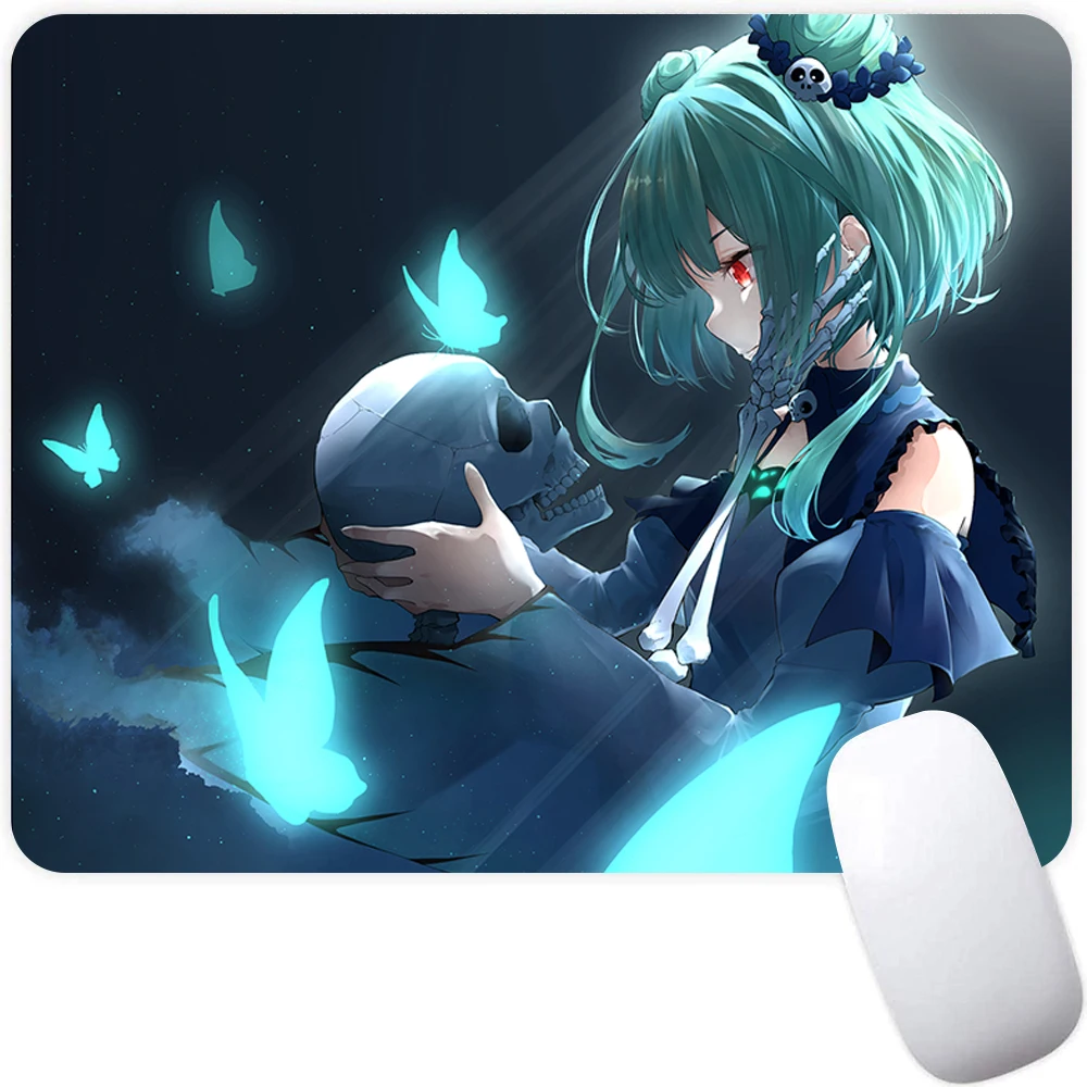 Kleine Gaming Muismat Computer Muismat PC Gamer Muis Mat Laptop Muismat Anime Hololive Muis Tapijt Toetsenbord Mat Bureau Pad