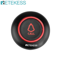 RETEKESS 1Pcs TD019 Call Button Transmitter Pager 433.92MHz For Wireless Waiter System Service Restaurant Cafe Bar Hotel Clinic