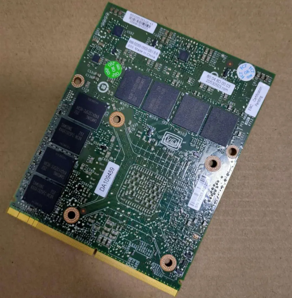 Test ok Quadro k4100 k4100m GDDR5 4GB Video Graphics CardFor A1312 Dell M6700 M6800 HP 8740W 8760W