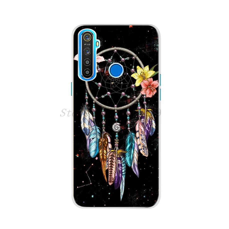 For Realme 5 Case Silicone Soft TPU Rainbow Printing Phone Cover For OPPO Realme 5 Pro RMX1911 Realme5 5i 5Pro Coque Skin Fundas