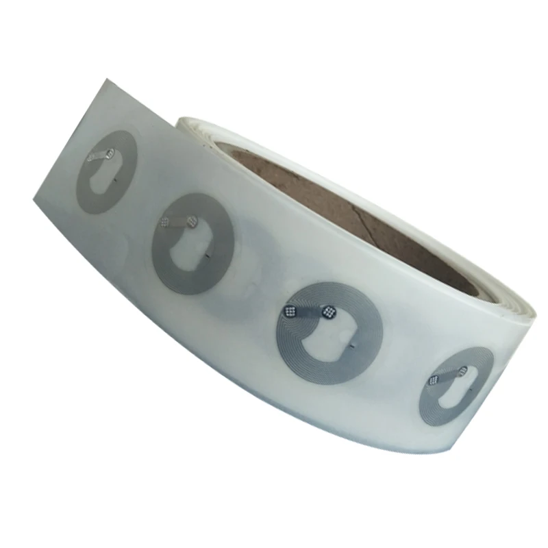 10Pcs 25Mm Nfc 1K S50 F08 Tag Stickers Natte Inlay 13.56Mhz ISO14443A Rfid Label Smart Keytag kaart