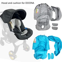 Funda de lluvia y mosquitera para Doona y FooFoo, cojín de asiento, sombrilla, accesorios para cochecito de bebé