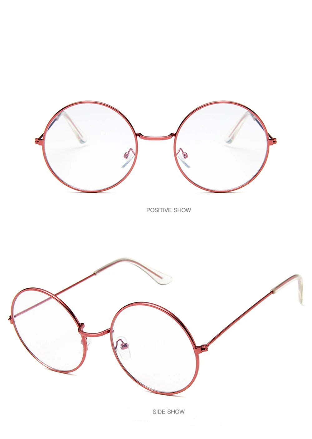MUSELIFE 2026 Runde Damen-Sonnenbrille UV400 Retro Metall-Sonnenbrille mit Verlaufsgläsern Vintage-Spiegel Luxus-Brillen – Detail 19