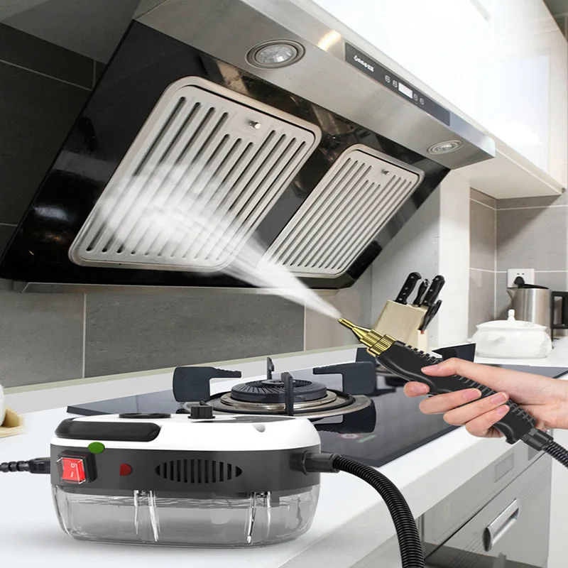 Limpiador de vapor de 2500W, generador de vapor para el hogar, campana extractora para muebles de cocina, limpieza en seco, limpiador de alta presión de múltiples puntas, nuevo