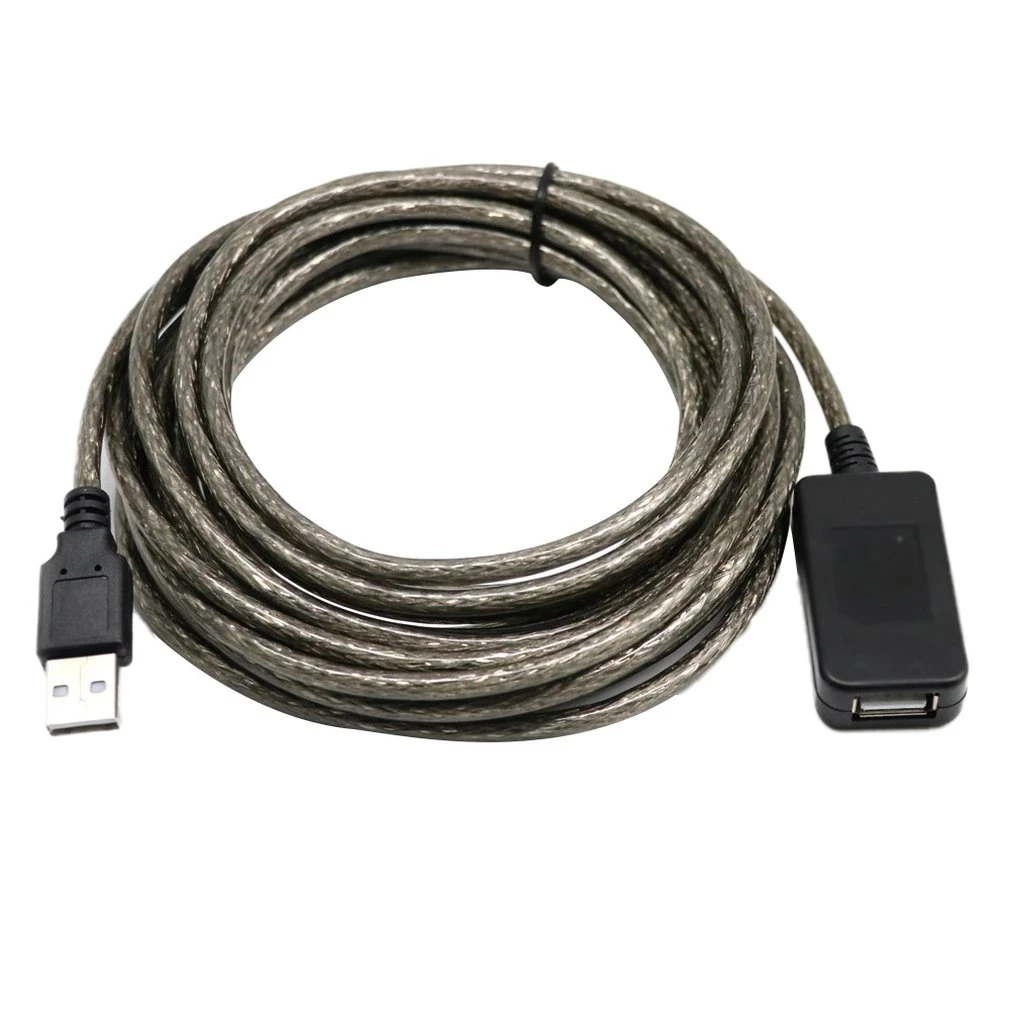 Amplificación de señal USB 2,0, red inalámbrica A macho A hembra, herramientas de diagnóstico OBD de plástico, cable extensor de tarjeta de red