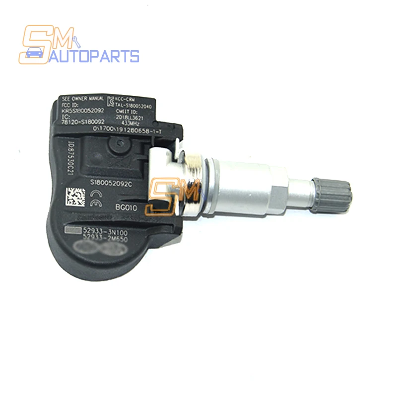 1PCS 52933-3N100 TPMS Tire Pressure Sensor For Hyundai Accent Kia Sorento 52933-2M650 52933 3N100 529333N100 433 MHz