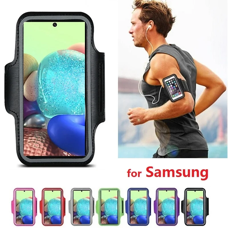 Arm Band Cover Case For Samsung Galaxy Note 20 10 9 8 S22 S21 S20 S9 S8 S7Edge S10 S23 Sport Running Gym Phone Holder Bag Pouch