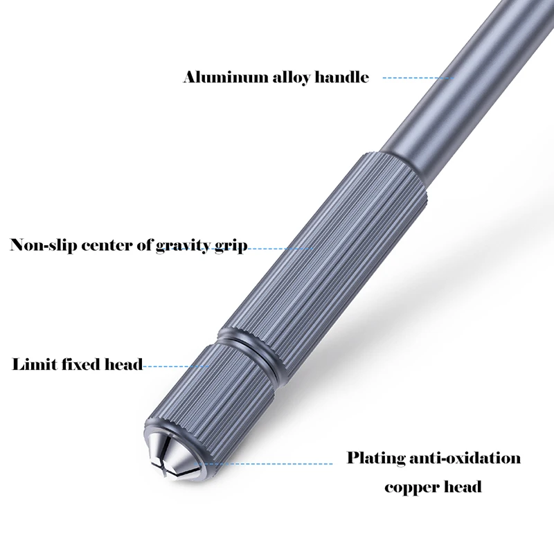 Qianli basso baricentro Ihilt maniglia 012 lega di alluminio antiscivolo e resistente all'usura riparazione del telefono rimozione della colla strumenti di rilavorazione