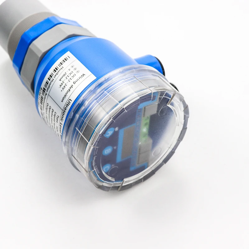 24V เซ็นเซอร์ระดับอัลตราโซนิกสำหรับน้ำผลไม้และนม Rs485ดิจิตอล Ultrasonic Level Transmitter ราคา