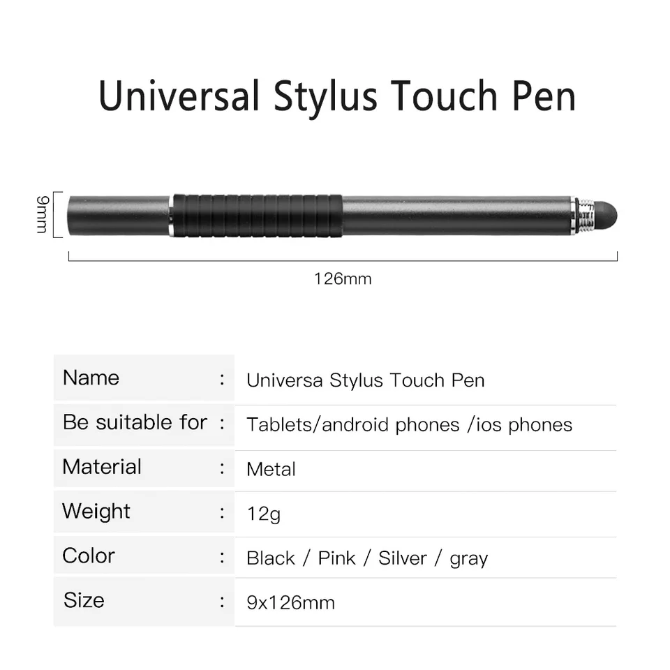 Universal 2 In 1 Stylus Pen for Phone Tablet Touch Pen Drawing