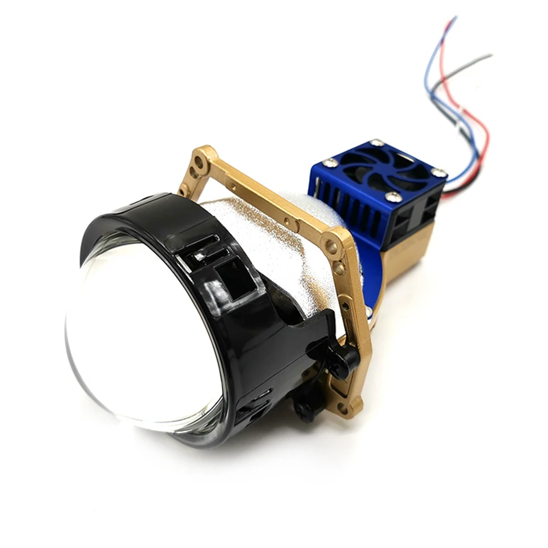 Car laser lens headlight modification high-power LED car light super bright condensing high beam low beam double beam long shot