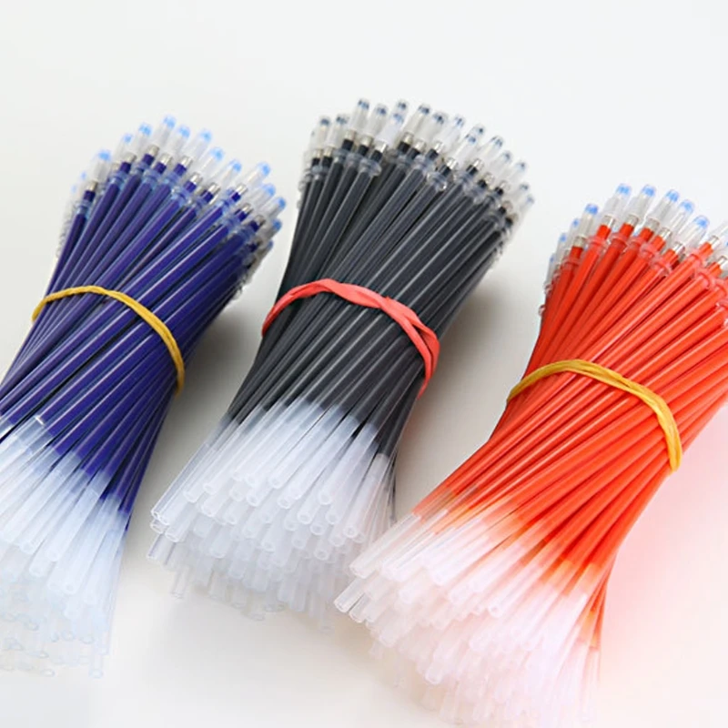 10pcs/lot 0.5mm Pen Refill Office Signature Rods For Handles 0.5mm Red Blue Black Ink Refill Office And School Supplies