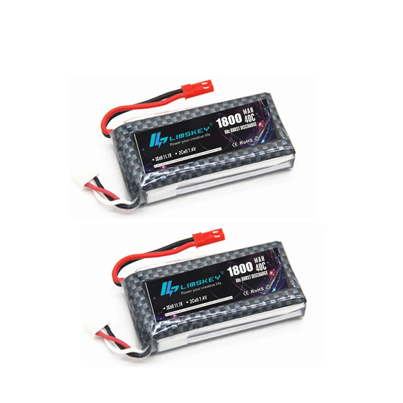 High Speed 7.4v 1800mAh Lipo battery for RC helicopter parts 2s lithium battery 7.4v 35C RC aircraft cars Drones battery T /XT60