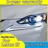Reflektor samochodowy do Lexus 2014-2019 IS200T IS250 IS300h reflektory led dynamiczny kierunkowskaz reflektor LED akcesoria samochodowe 1