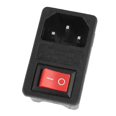 

Монтаж на панели IEC320 C14, держатель впускного предохранителя KCD1-102, кулисный переключатель DPST, 250 В, 10 А, высокое качество