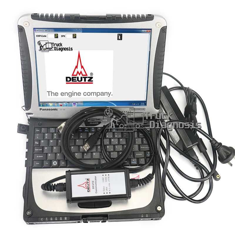 CF19 laptop serdia for Deutz Diagnose Kit for deutz engine communicator deutz decom diagnostic scanner