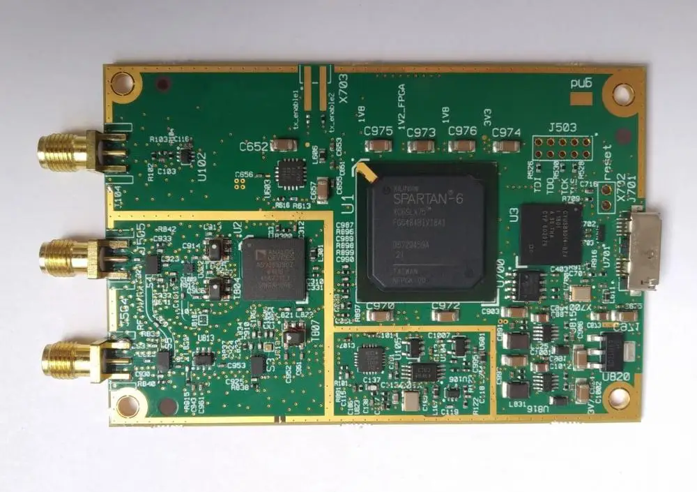 AD9361 70MHz – 6GHz SDR Software Defined Radio USB3.0 Compatible with USRP B200 mini Xilinx Spartan-6 FPGA GNU Radio