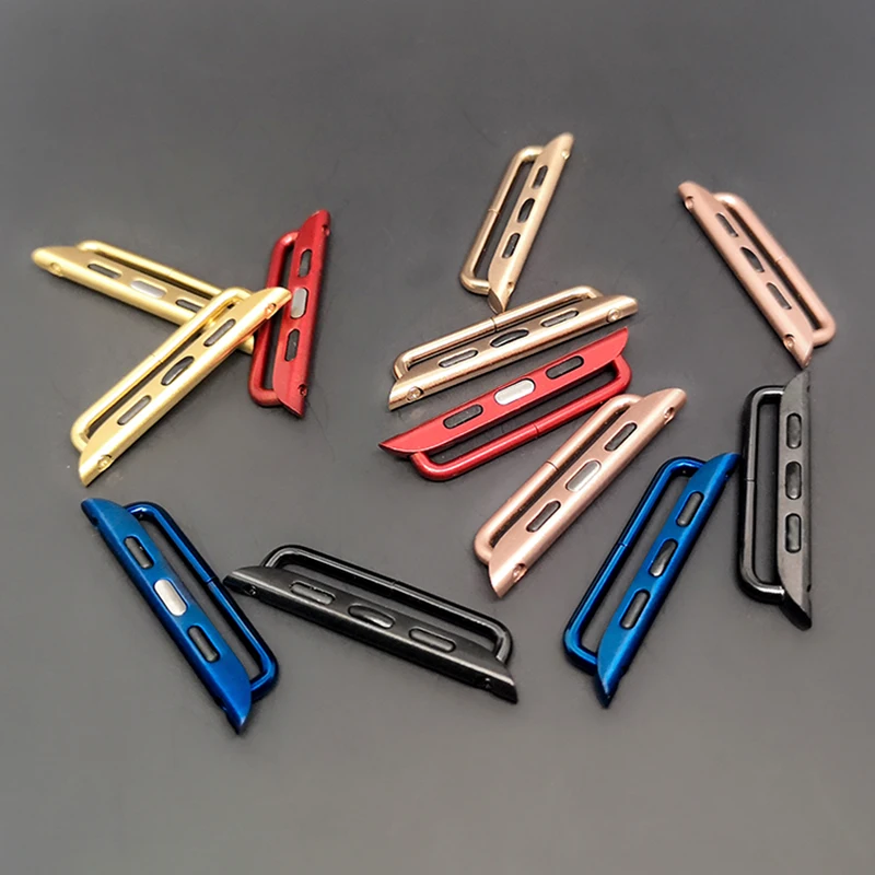 Adapter Connector For Apple Watch series 6 SE 5 4 3 2 1 band 44mm 40mm Correa For iwatch bands 42mm 38mm accessories Wholesale