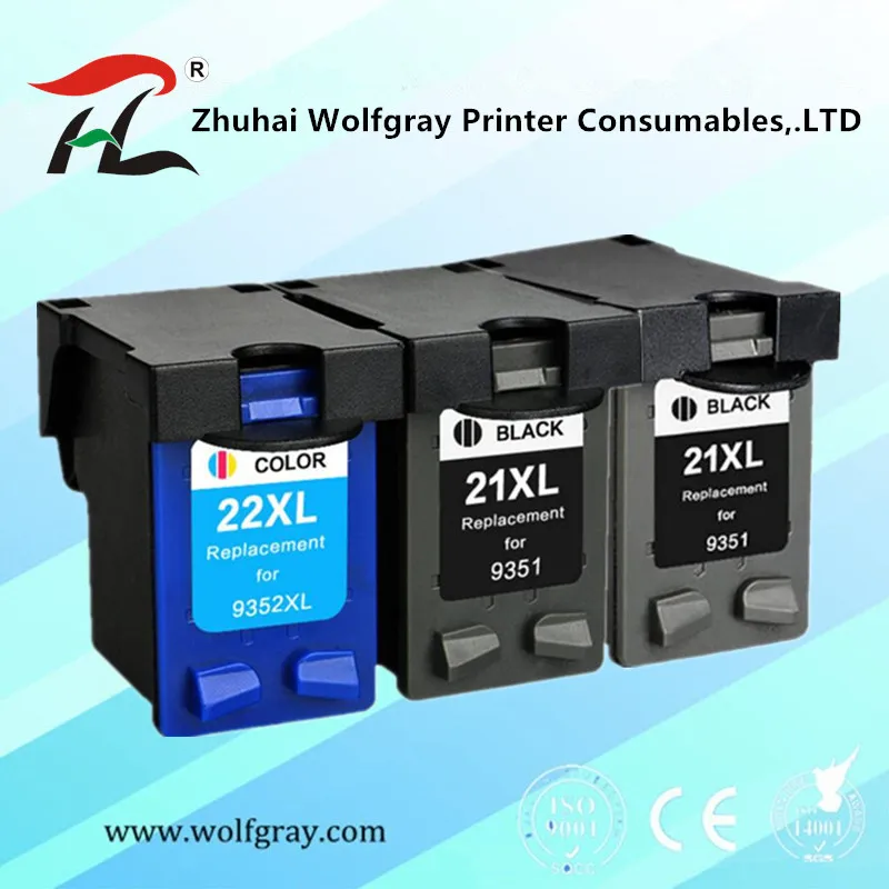 

21XL 22XL Ink Cartridge for hp 21 22 for hp21 hp22 Ink cartridges for hp Deskjet F2180 F2200 F2280 F4180 F300 F380 380 D2300